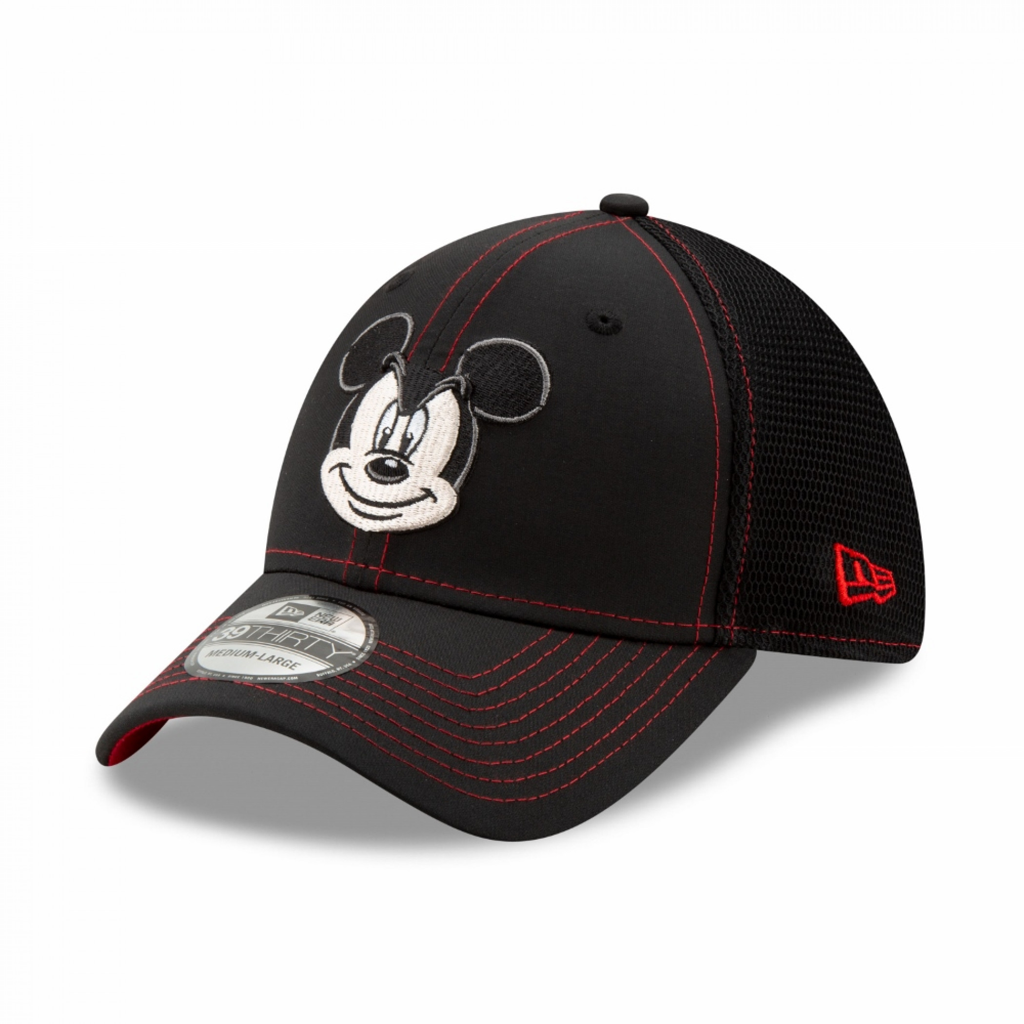 Mickey Mouse Visor Popped New Era 39Thirty Fitted Hat